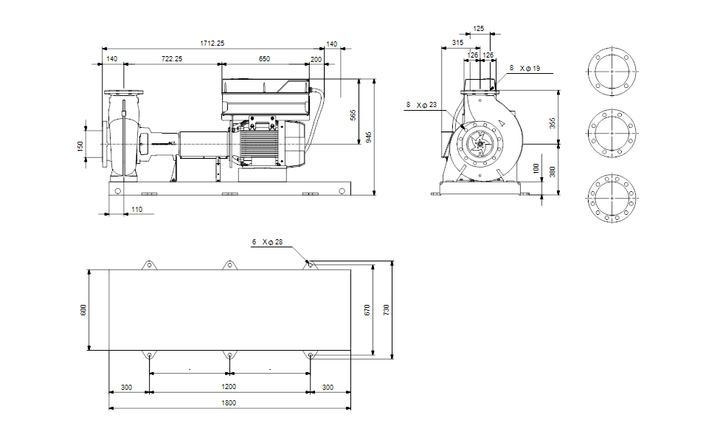 GRUNDFOS NKGE 150-125-315/317 AIA2F2AESBQQERW3 Art. 92946447