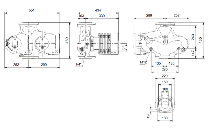 GRUNDFOS MAGNA3 D 100-40 F Art. 97924896
