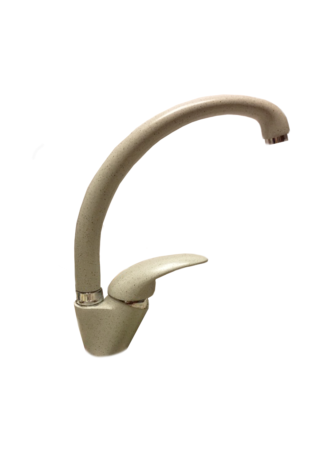 Gaboli Oasis Spültischmischer mit konischem Schwenkauslauf, hellgrau