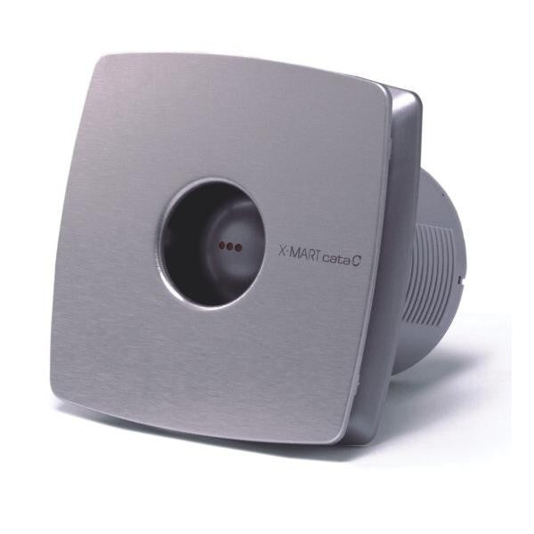 Cata X-MART 15 INOX – Axialventilator, Ø 150 mm, 320 m³/h, 25 W, Edelstahl-Front