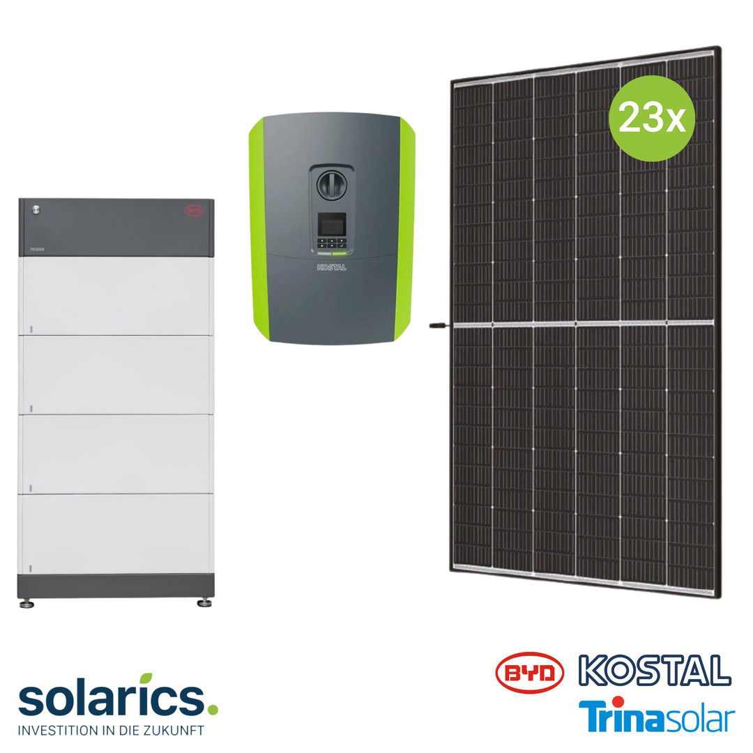 10kWp KOSTAL Solar-Komplettpaket mit Speicher – Kostal