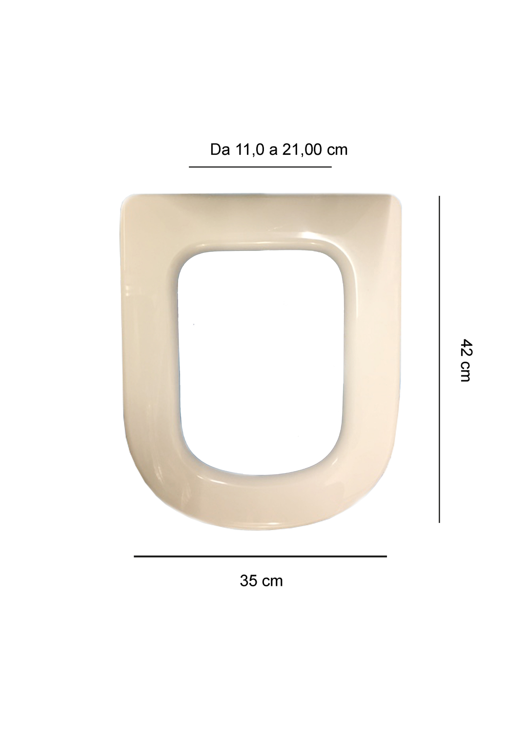 Sapal WC-Sitz passend für Ideal Standard Calla, weiß