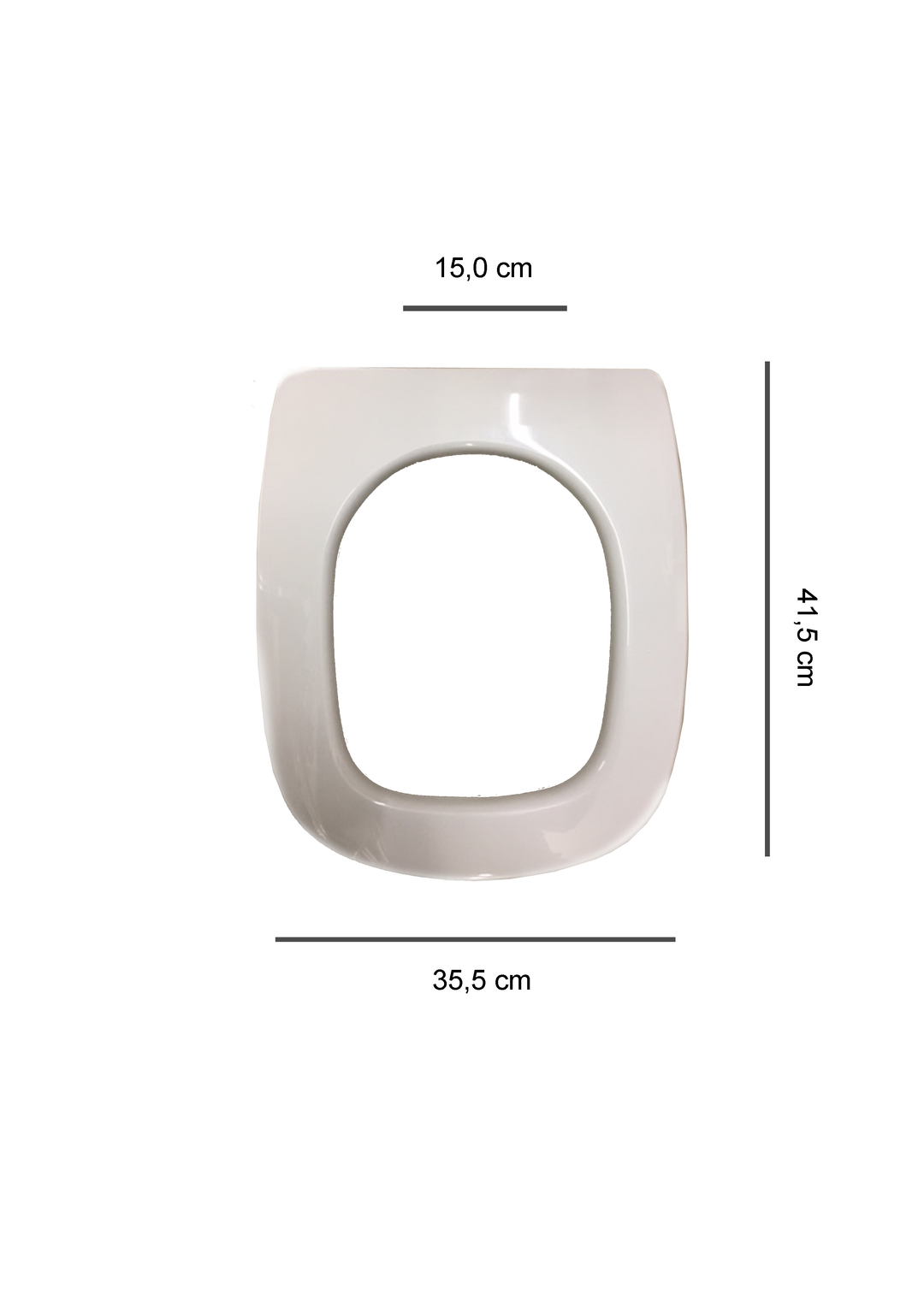 Sapal WC-Sitz passend für Dolomite Fleo, weiß