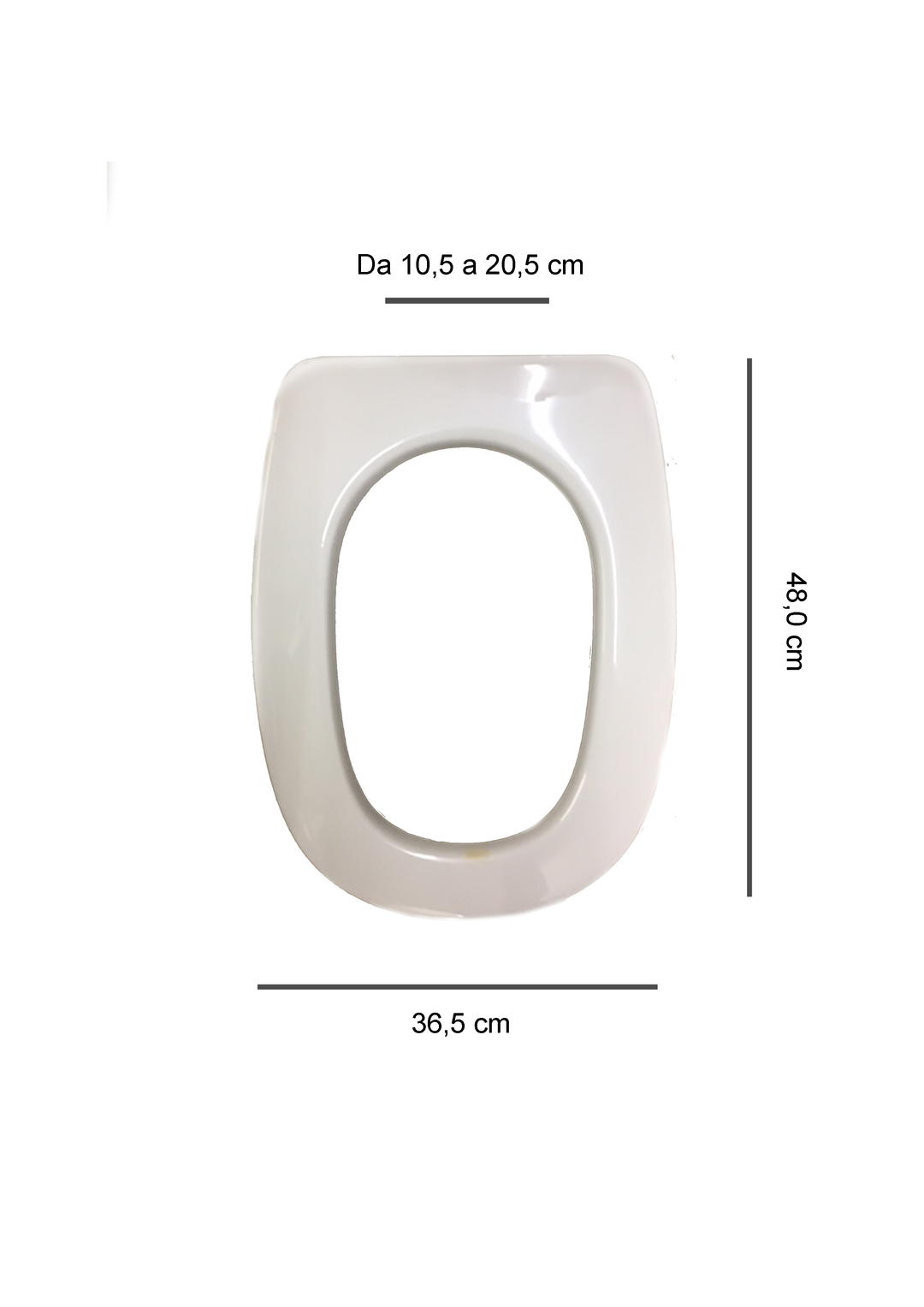 Sapal WC-Sitz passend für Dolomite Lago, weiß