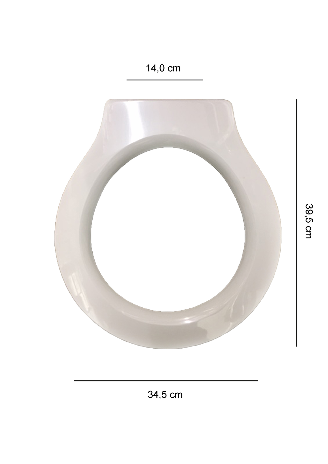 Sapal WC-Sitz passend für Eos Compact, weiß