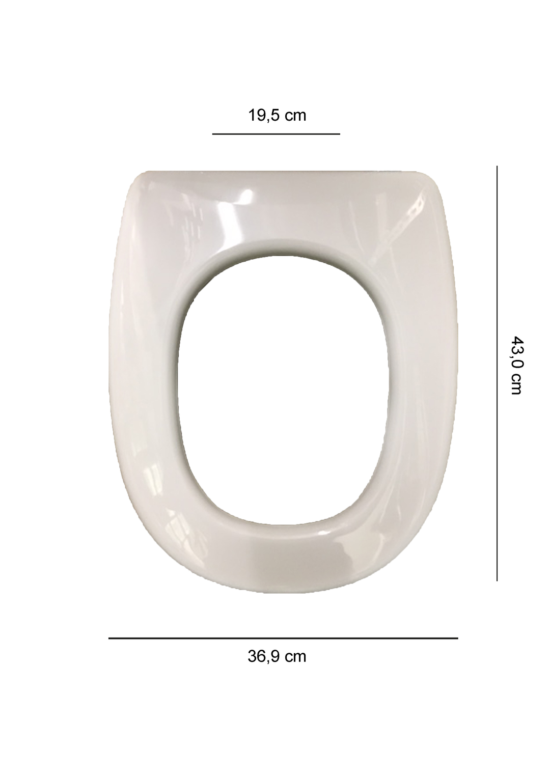 Sapal WC-Sitz passend für Eos Mistral, weiß