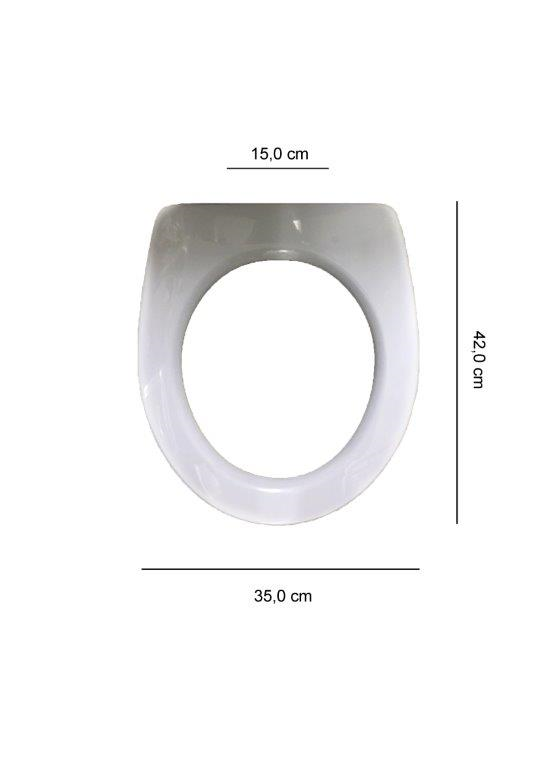 Sapal WC-Sitz passend für Pozzi Ginori Colibrì 2, weiß