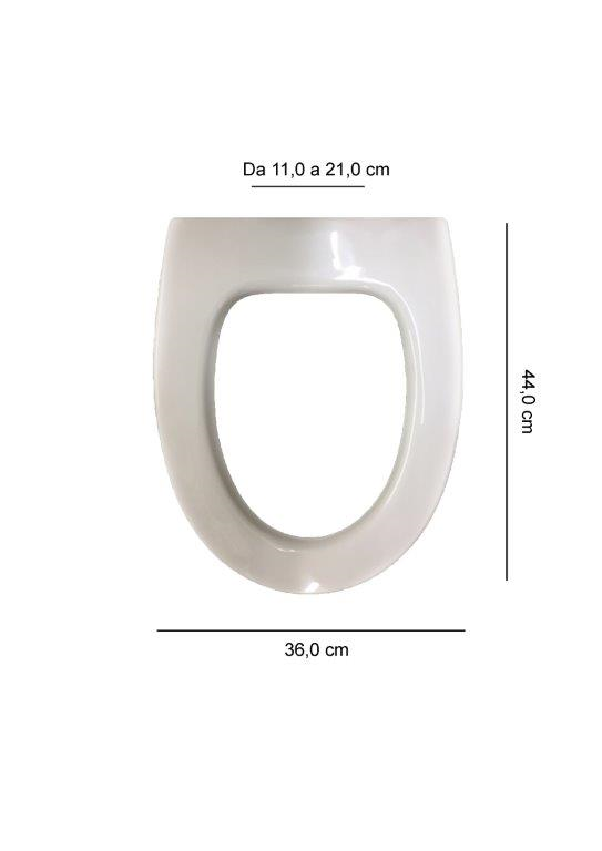 Sapal WC-Sitz passend für Pozzi Ginori Selnova 3, weiß