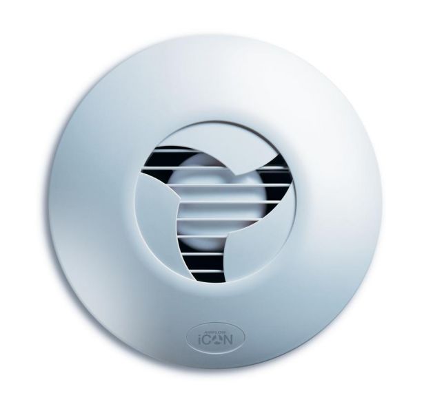 AirFlow iCON 30 S ECO – Halbradialventilator, Rohr 150 mm, 123 m³/h, 12 V
