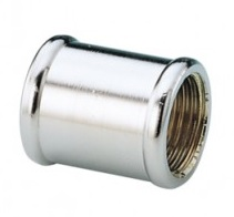 Albertoni Muffe verchromt 3/8"