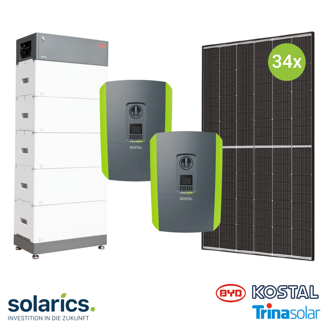 15kWp KOSTAL Solar-Komplettpaket mit Speicher – Kostal