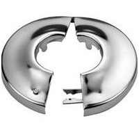 Albertoni Rosette geteilt verchromt 1/2"