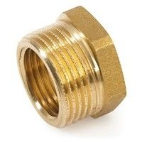 Reduziermuffe AG/IG 3/4″ x 1/2″, Messing roh