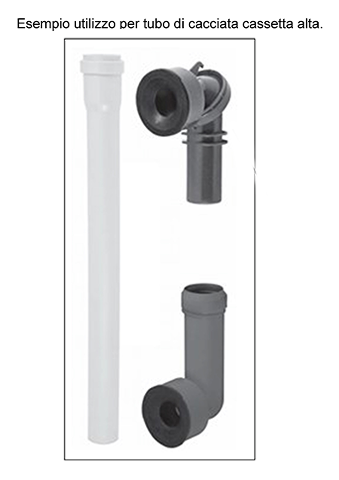 Bonomini Bogen mit drehbarem Steckbogen Ø 32 mm