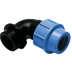 Unidelta PE-Klemmwinkel 90° IG 2″ x Ø 63 mm