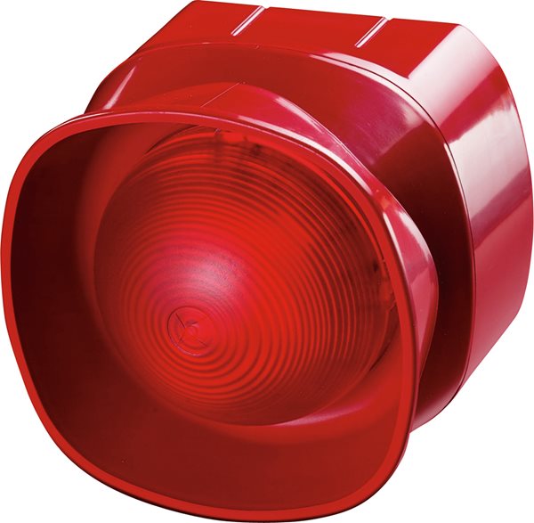 Hertek XP95 Sirenenblitzlicht ISO rot IP66