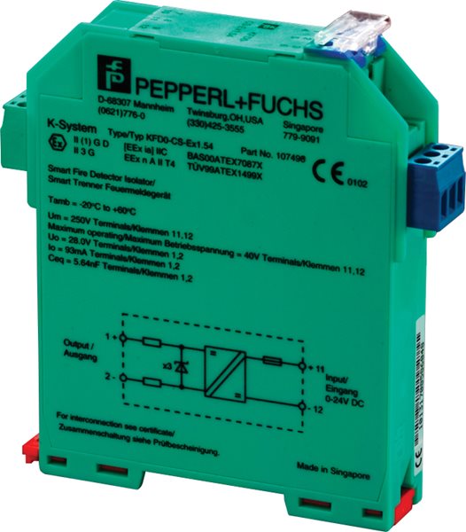 Hertek XP95 S60 EEXIA Sicherheitsbarriere 1 Kanal
