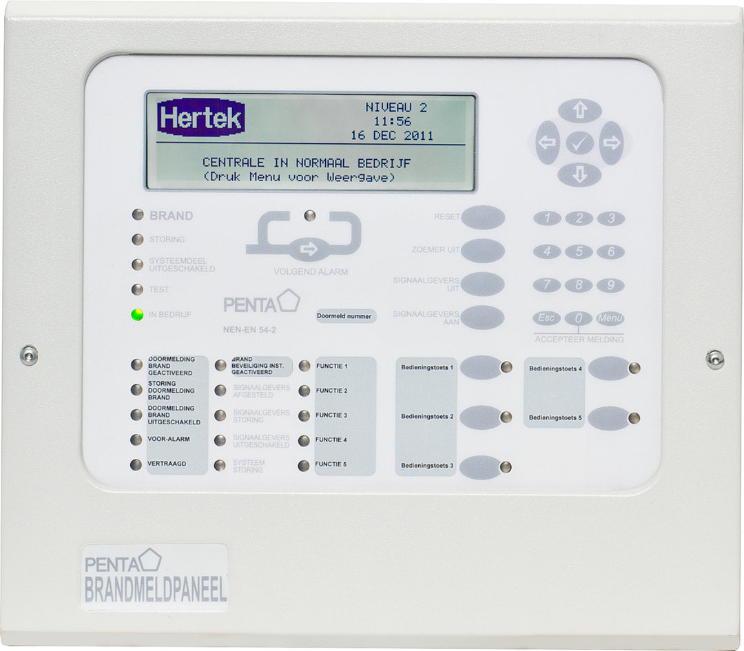 Hertek Penta 5000-Bedienfeld