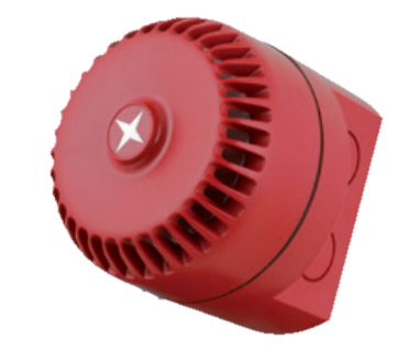 Hertek Maxi-Sirene Multi-Sound rot IP65