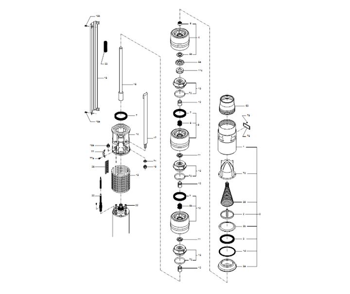 GRUNDFOS Unterwasserpumpe SP 95-5 Nr. 19016905
