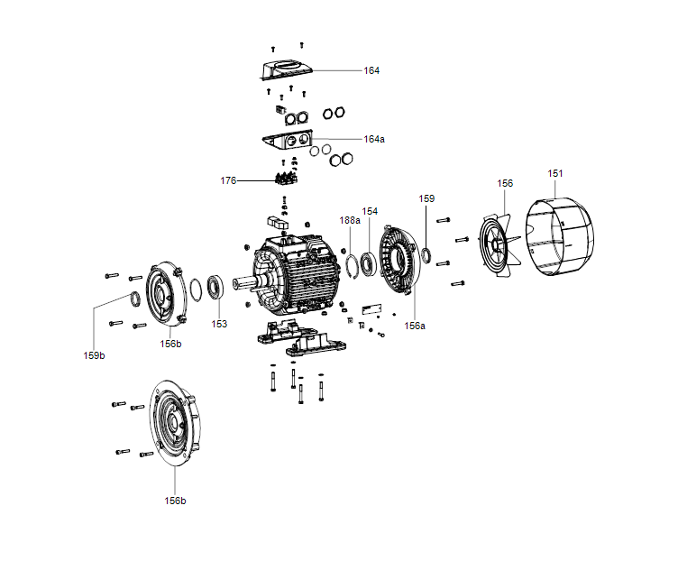GRUNFOS Normpumpe NK 65-160/177 AA2F2AESBQQEIW3 Nr. 98973641