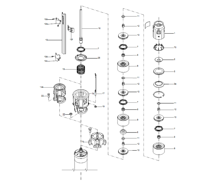 GRUNDFOS Unterwasserpumpe SP 7-23 Nr. 98699193