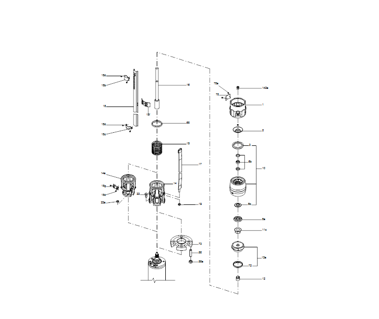 GRUNDFOS Unterwasserpumpe SP 46-1B Nr. 15A219C1