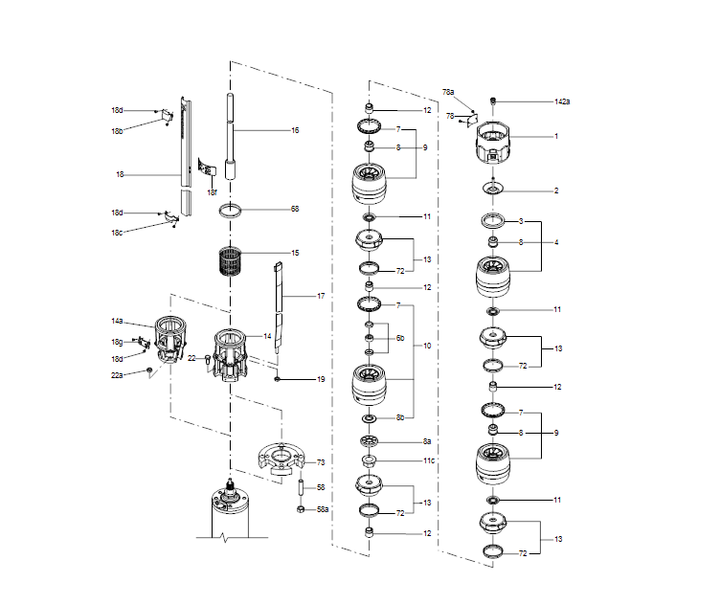 GRUNDFOS Unterwasserpumpe SP 46-19 Nr. 15A36919