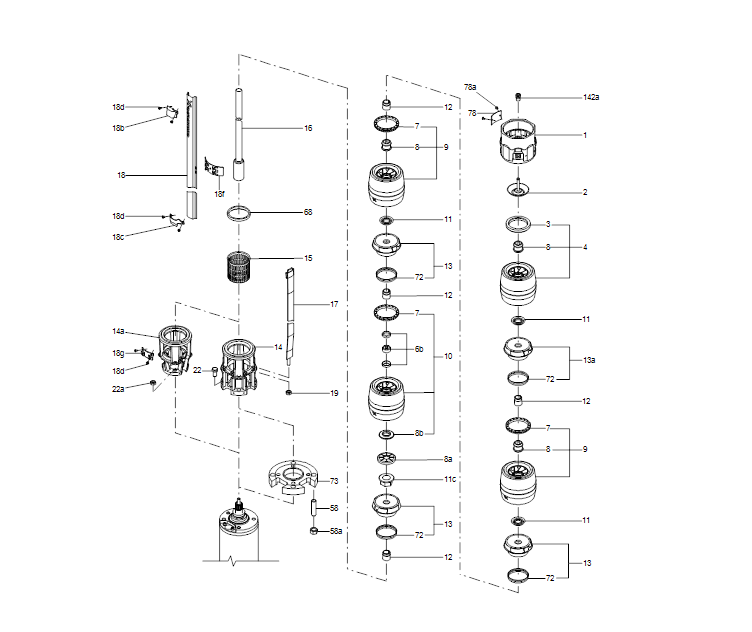 GRUNDFOS Unterwasserpumpe SP 46-9C Nr. 15A369F9