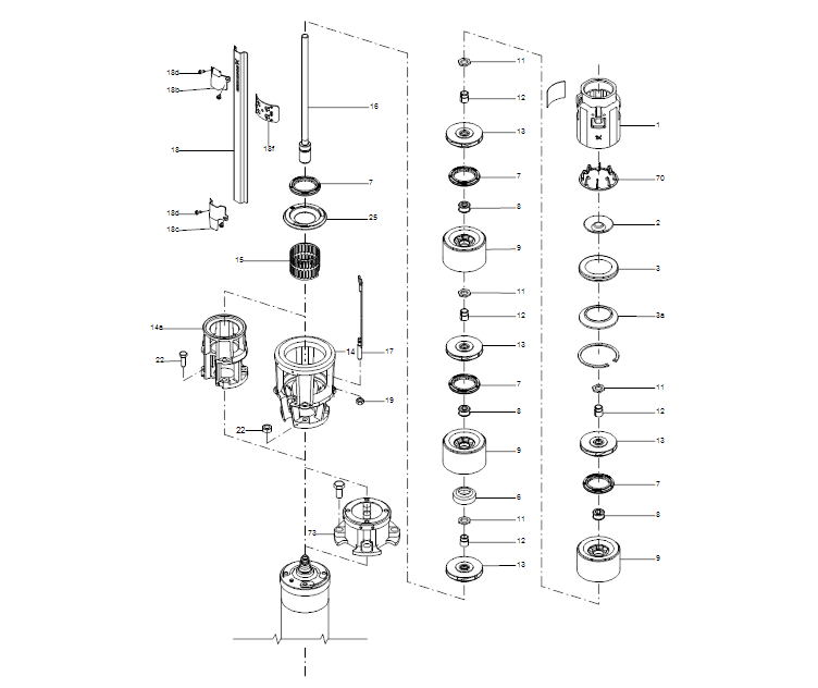 GRUNDFOS Unterwasserpumpe SP 7-8 Nr. 98699151