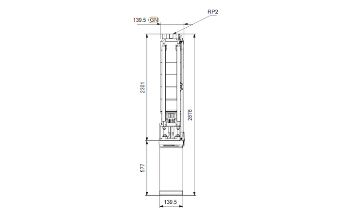 GRUNDFOS  Unterwasserpumpe SP 9-40 Art. 98699071