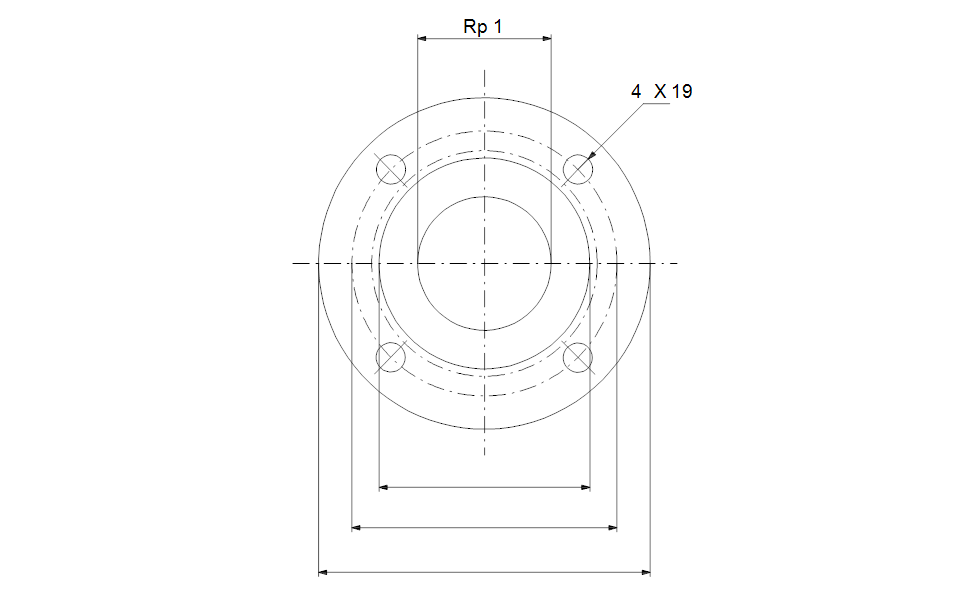 GRUNDFOS Gewindeflansch Art. 405284