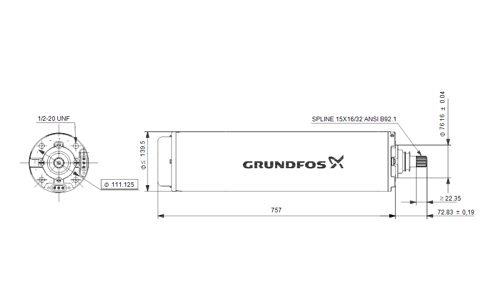 GRUNDFOS MS6000T40 Art. 96649740