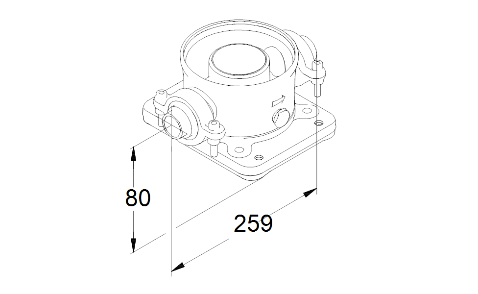 GRUNDFOS FlexiClamp Adapter mit Gewindeanschluss Art. 335241