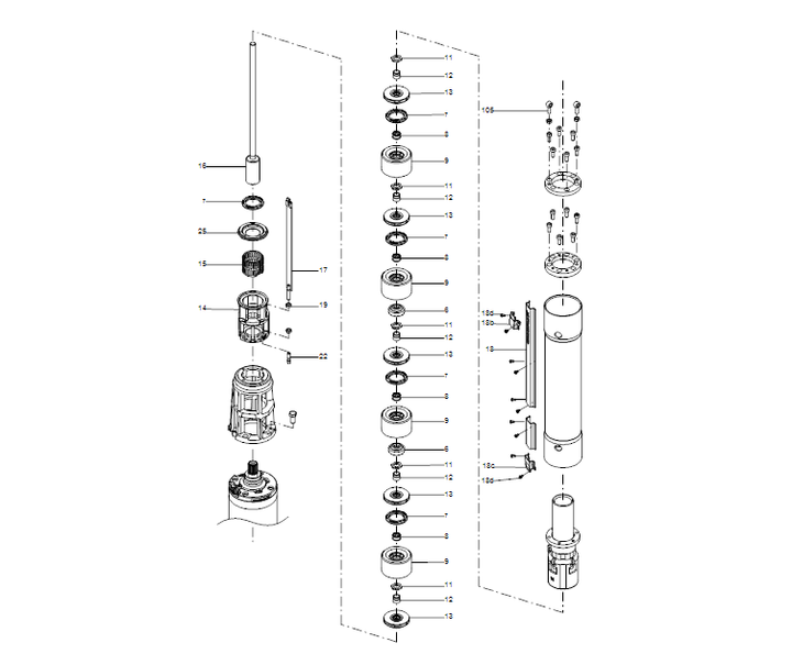 GRUNDFOS Unterwasserpumpe SP 9-65 Art. 98699077