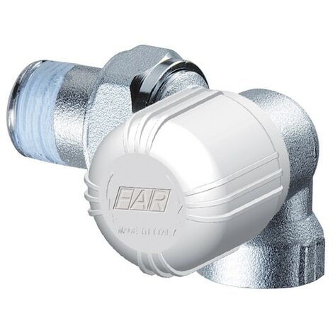 FAR Heizkörperventil Doppeleck links 1/2″ für Stahlrohr