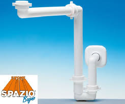 Lira Platzsparsiphon Kunststoff für Waschtisch, 1 1/4″