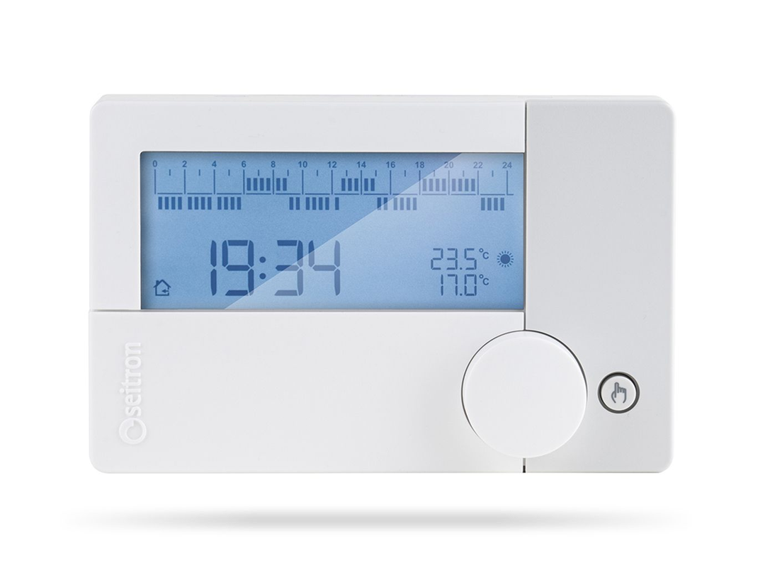 Seitron Freetime Evo digitaler Uhrenthermostat, Tagesprogramm