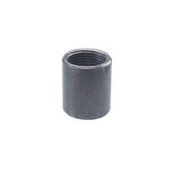 Muffe 1″, Eisen, schwarz