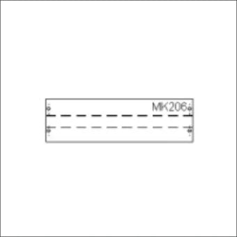ABB 2CPX041679R9999 MBK206 Inbouwunit leeg
