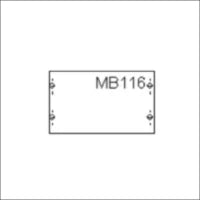 ABB 2CPX041770R9999 MBT136 Inbouwunit leeg