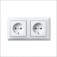 ABB BUSCH-JAEGER 2CKA001710A4060 Bedienelement / Zentralplatte Schalterprogramm 55 mm