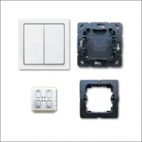 ABB BUSCH-JAEGER 2CKA001754A4341 Abdeckrahmen Schalterprogramm 11 mm