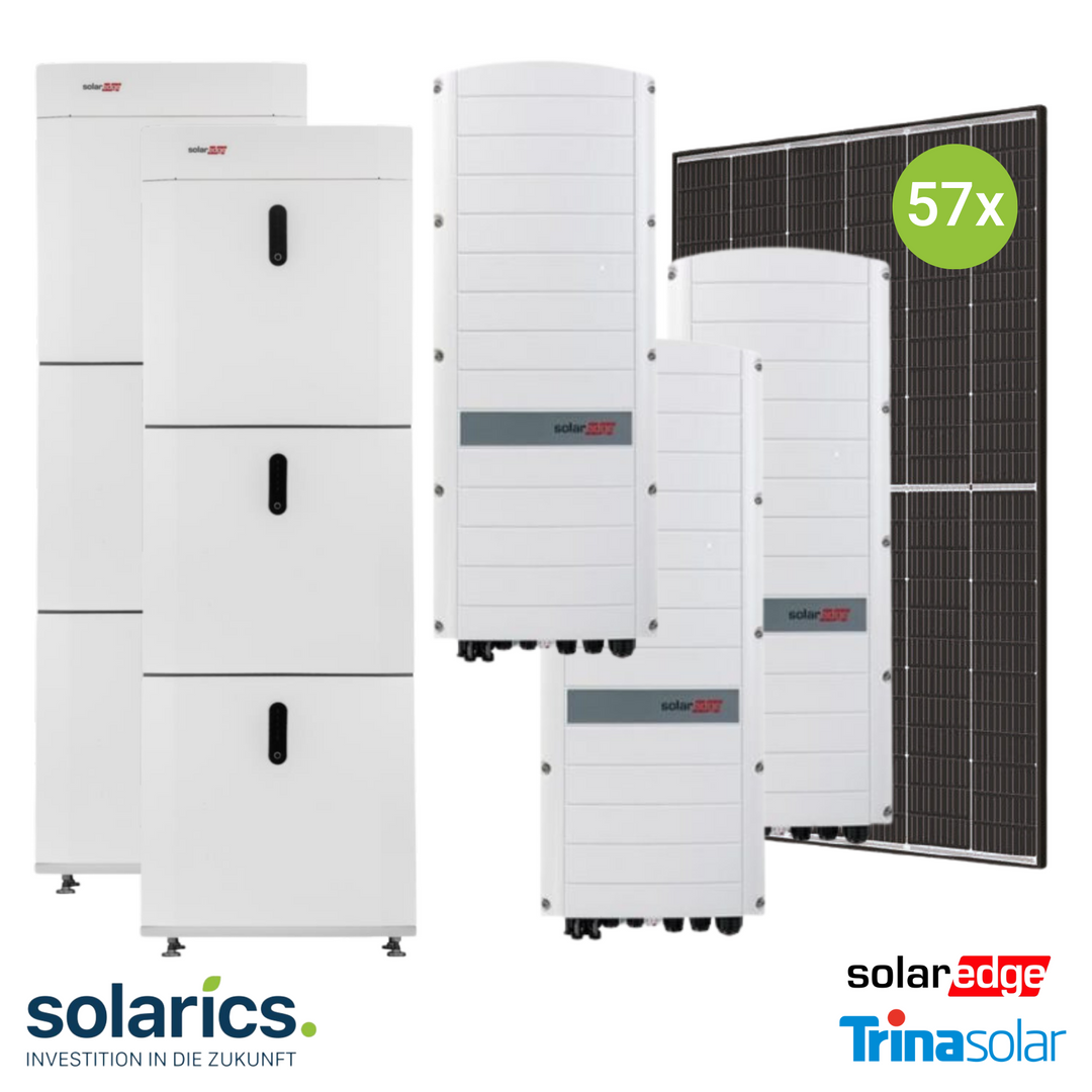 25kWp SolarEdge Solar-Komplettpaket mit Speicher – SolarEdge