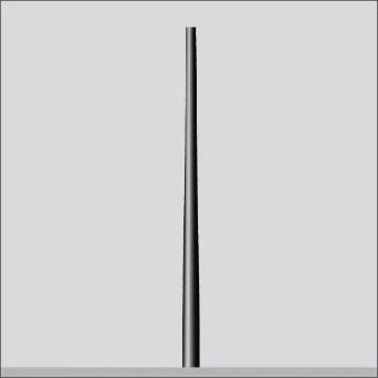 BEGA 70914 Lichtmast ohne Leuchte