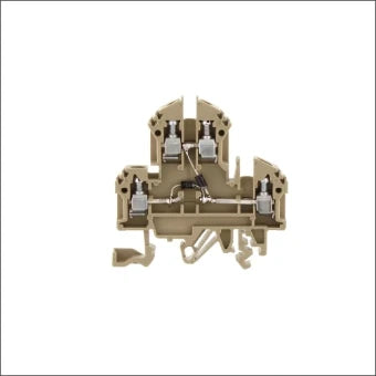 CONTA-CLIP 2321.2 RKD 4/D5 BEIGE Componentenrijgklem