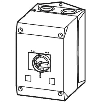 EATON 225525 Schakelaarkast leer 220 mm