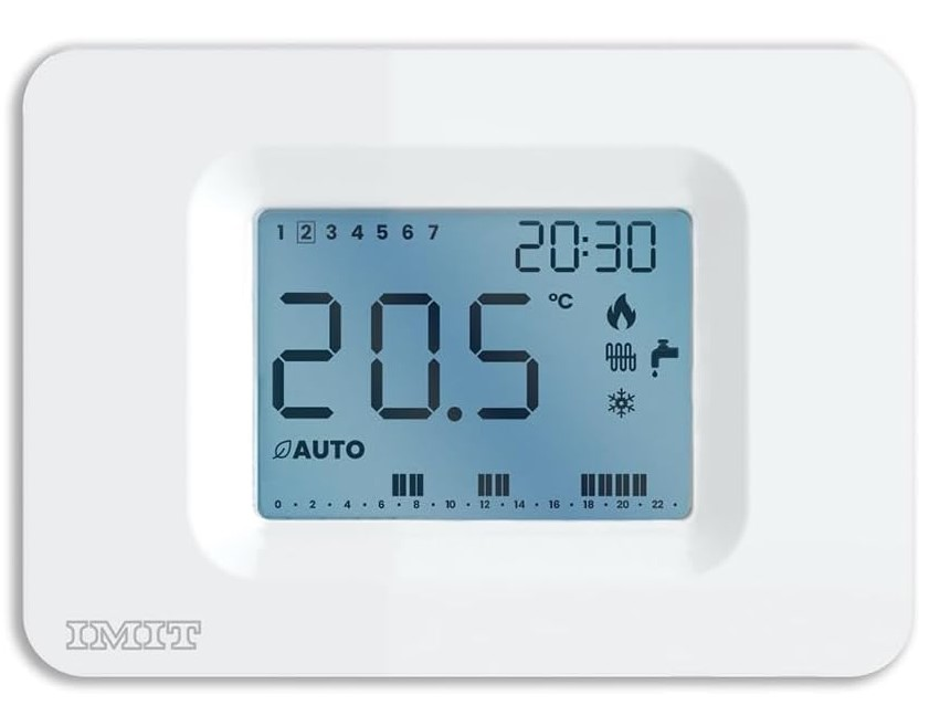 Imit Uhrenthermostat Orion Day, Tagesprogramm, Aufputz