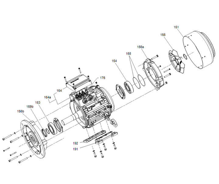 GRUNFOS Normpumpe NK 100-400/415 BA2F2AESBQQEUW3 Nr. 98973236