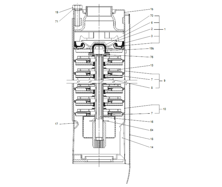 GRUNDFOS Unterwasserpumpe SP 5A-4 Nr. 05002B04